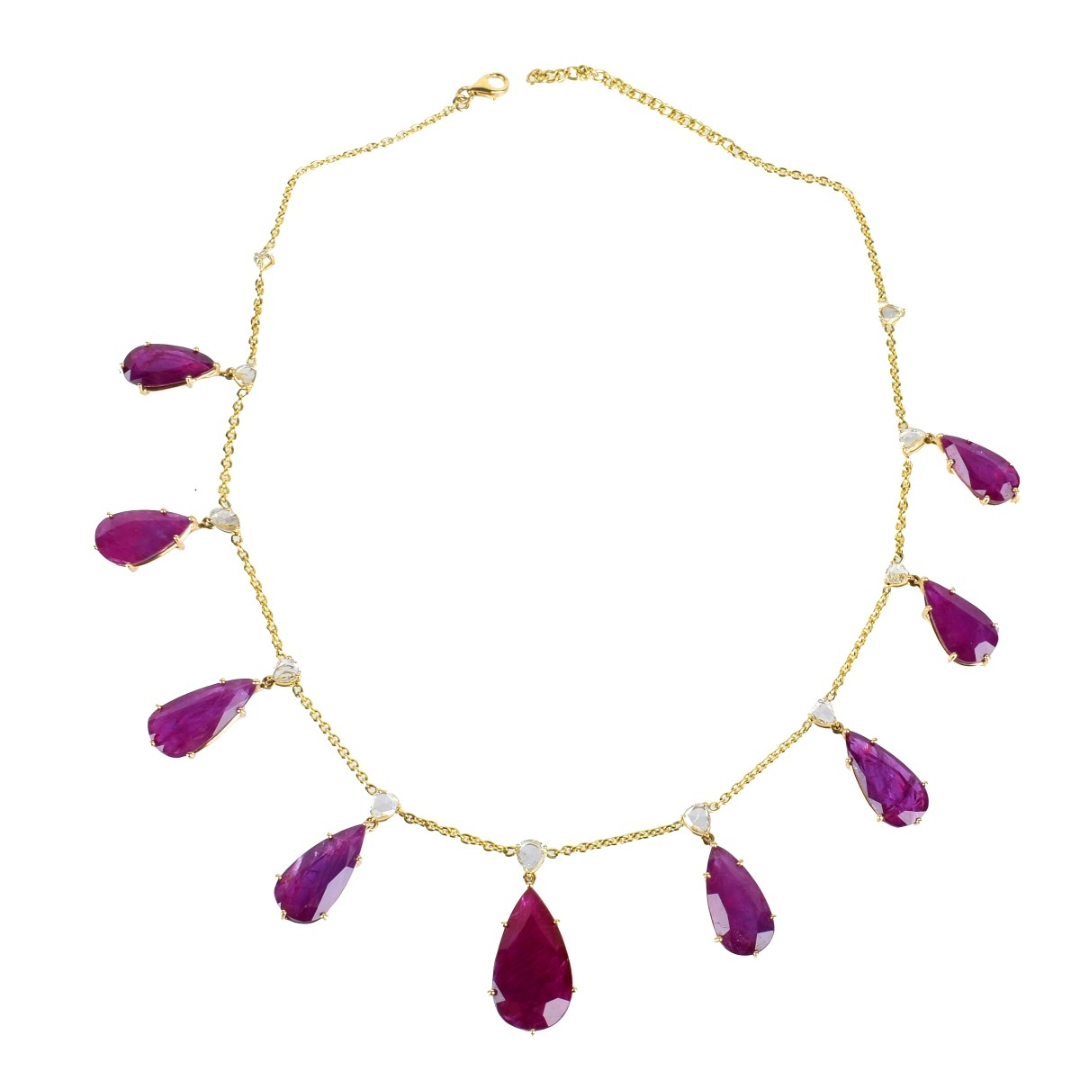 Ruby and 18K Necklace