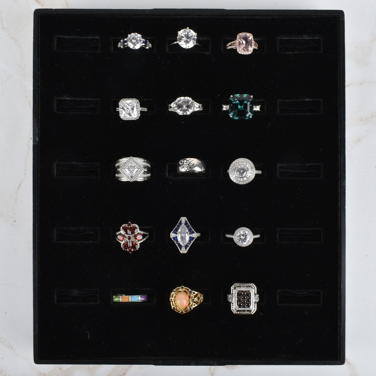 Collection of Sterling Silver Rings