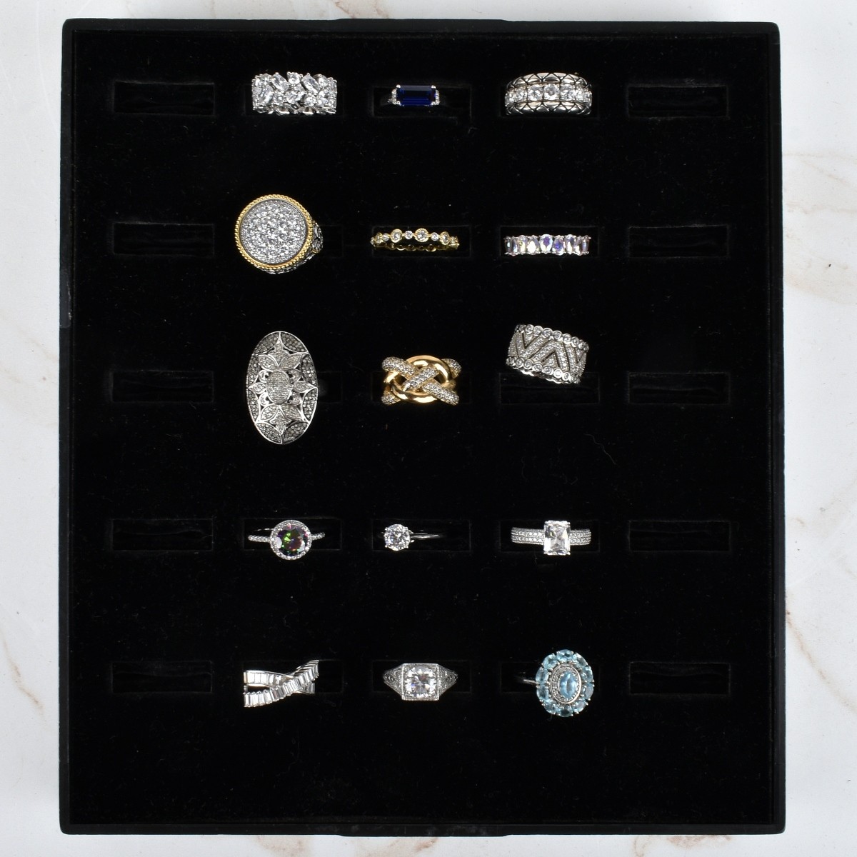 Collection of Sterling Silver Rings