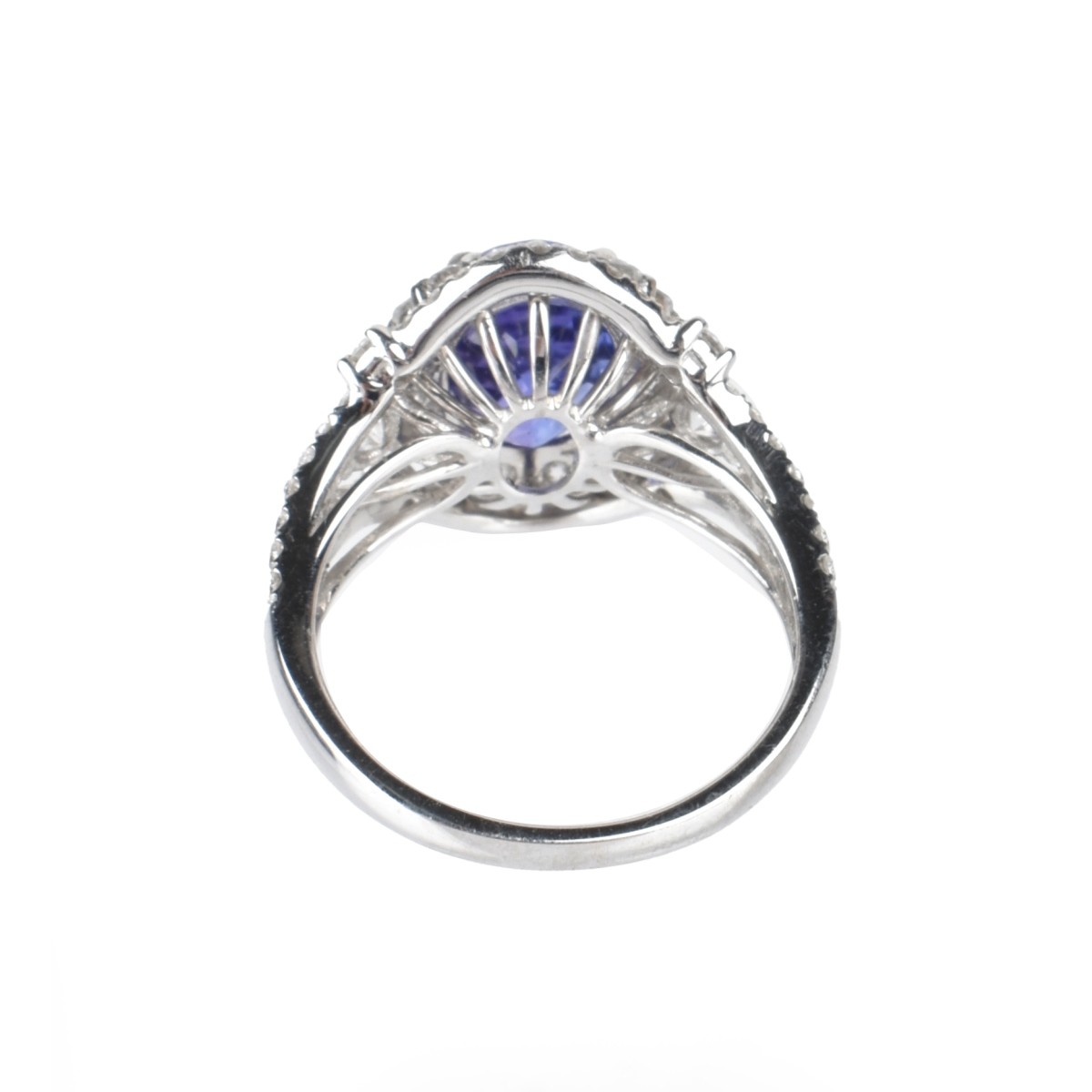 Tanzanite, Diamond and 18K Ring