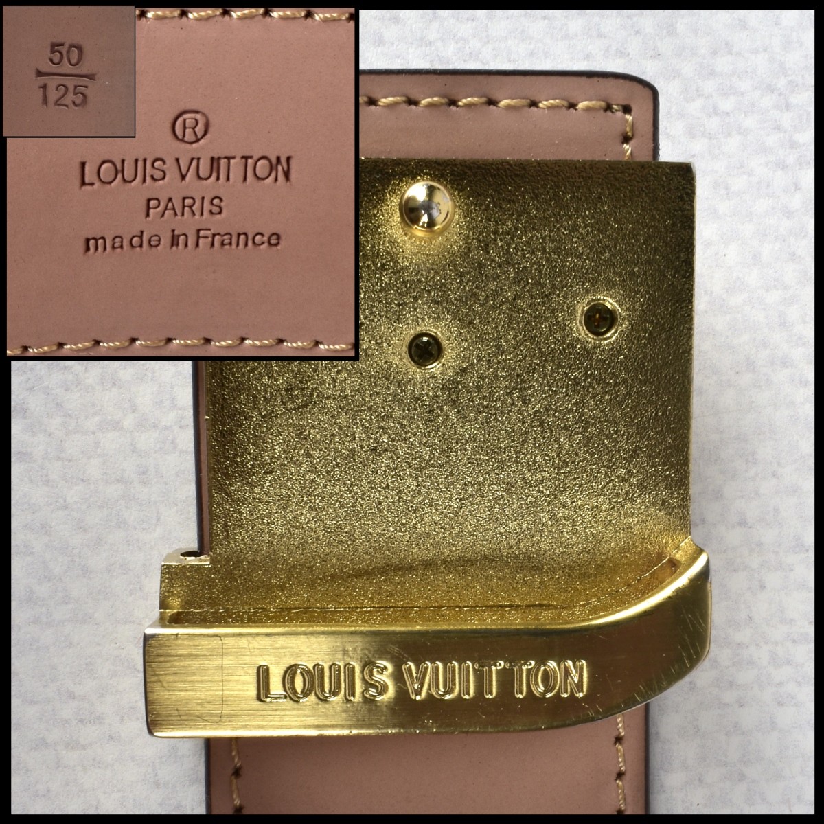 Louis Vuitton "Pyramide" Belt