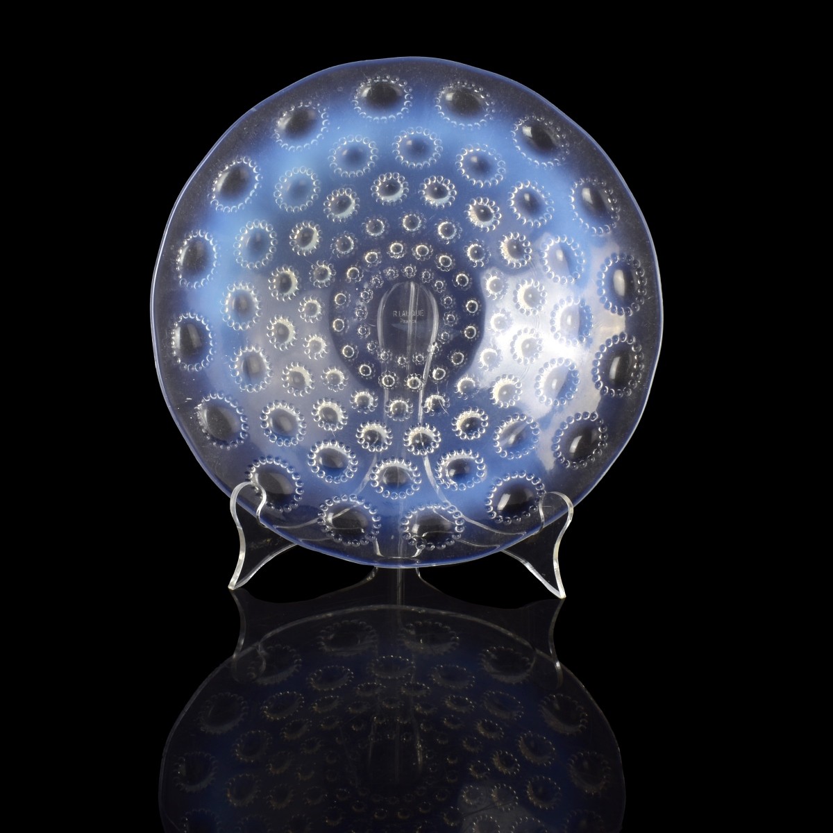 Rene Lalique "Asters" Opalescent Dish