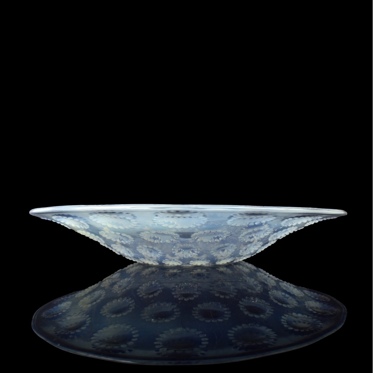 Rene Lalique "Asters" Opalescent Dish