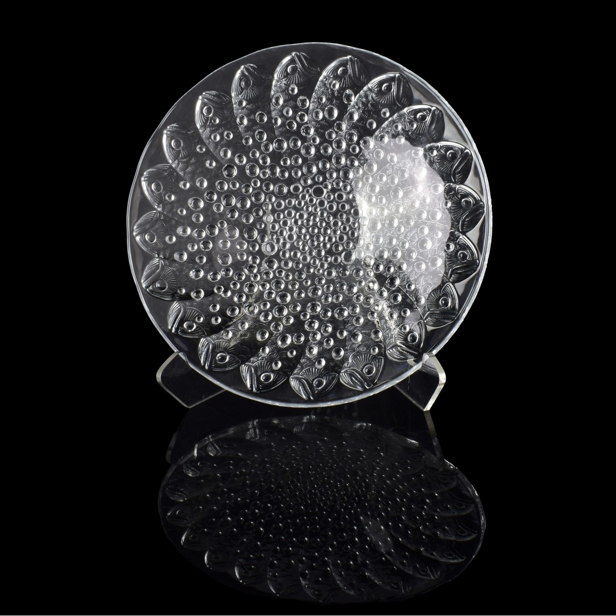 Lalique Crystal "Roscoff" Bowl