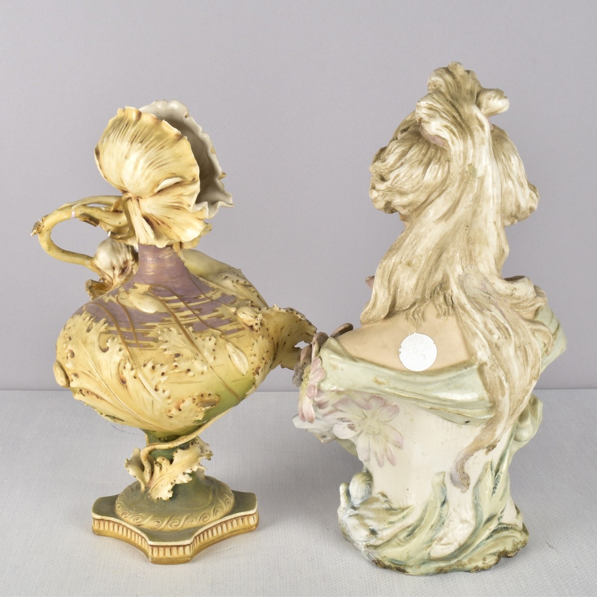 Art Nouveau Porcelain Figural Sculptures