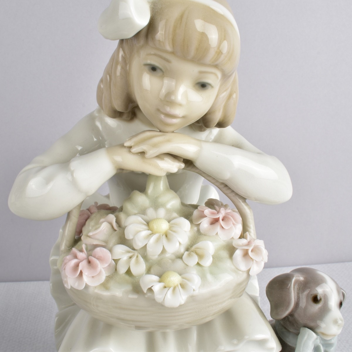 Lladro Glazed Porcelain Figurines