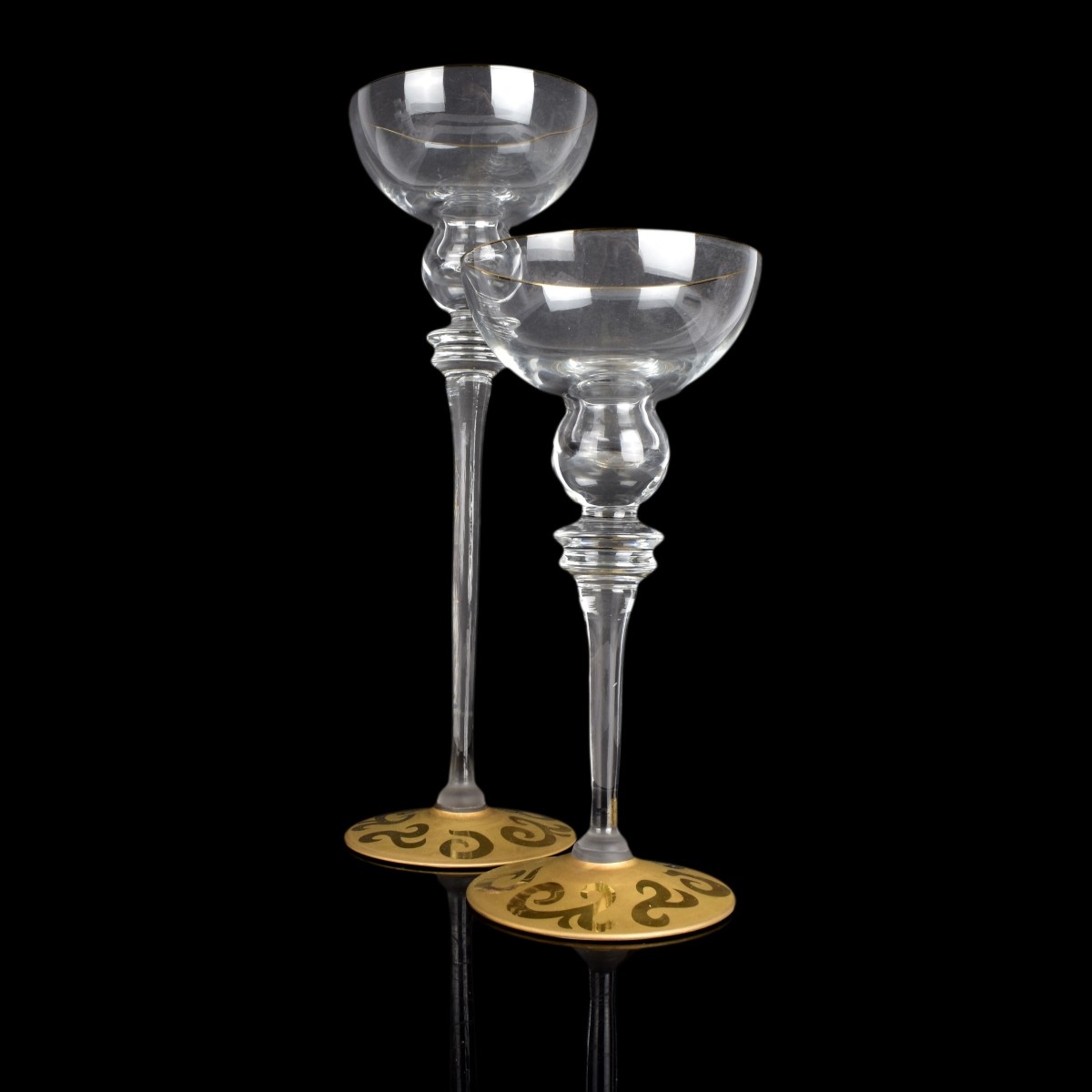 Rosenthal Crystal Candlesticks