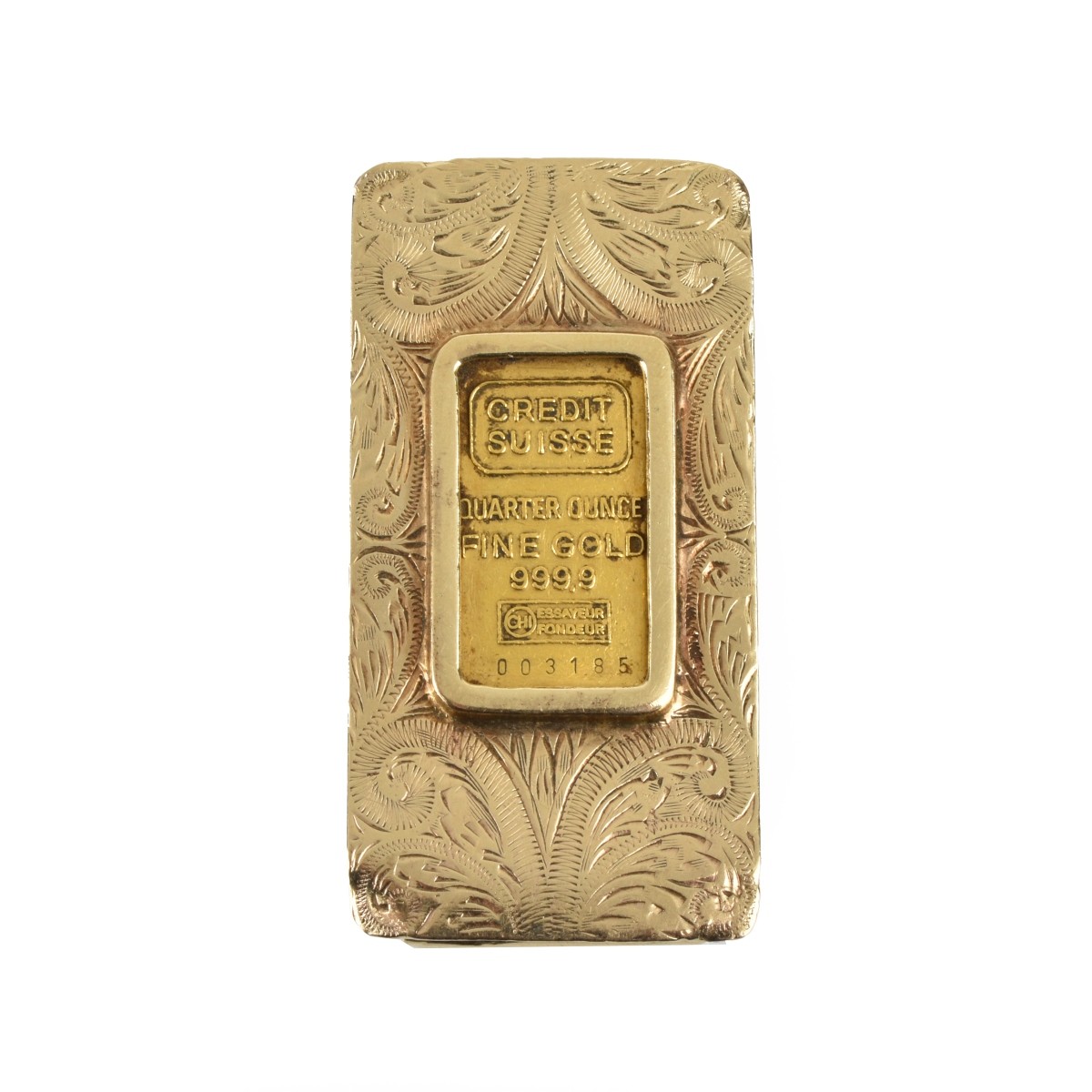 Gold Ingot and 14K Money Clip