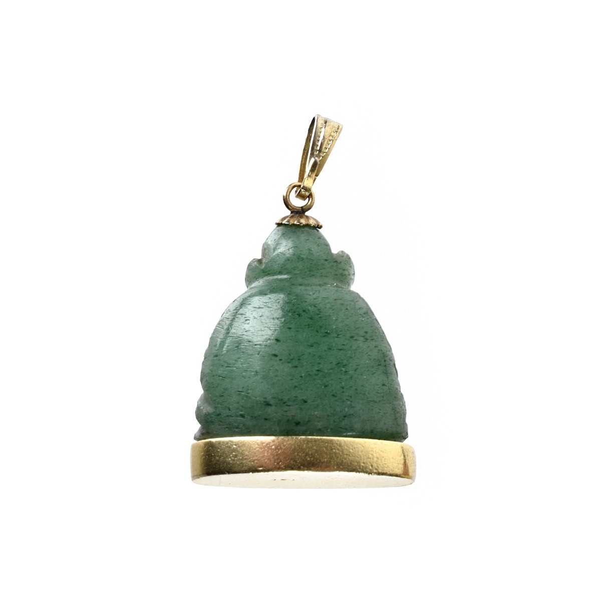 Jade and 14K Pendant