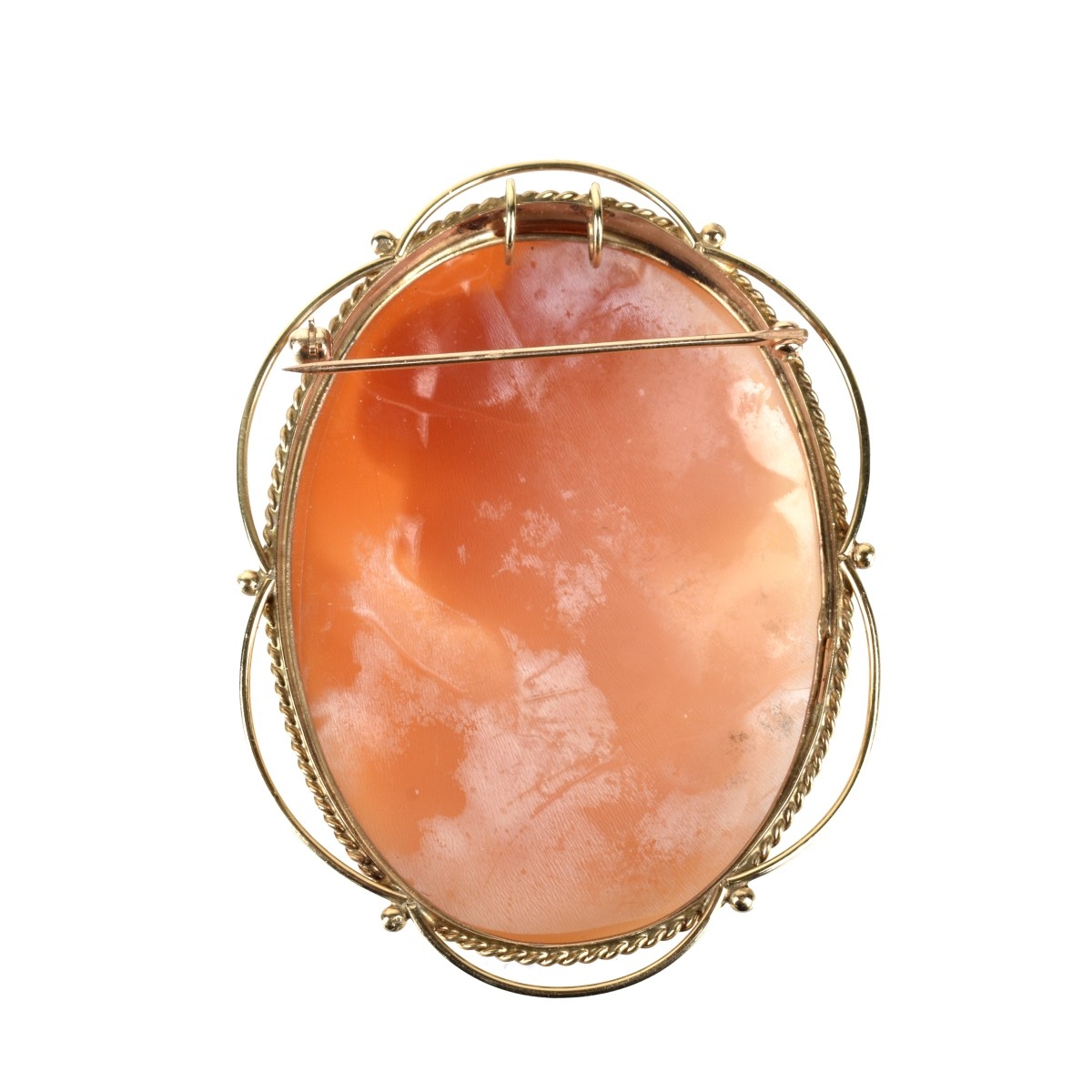 Cameo and 14K Pendant / Brooch