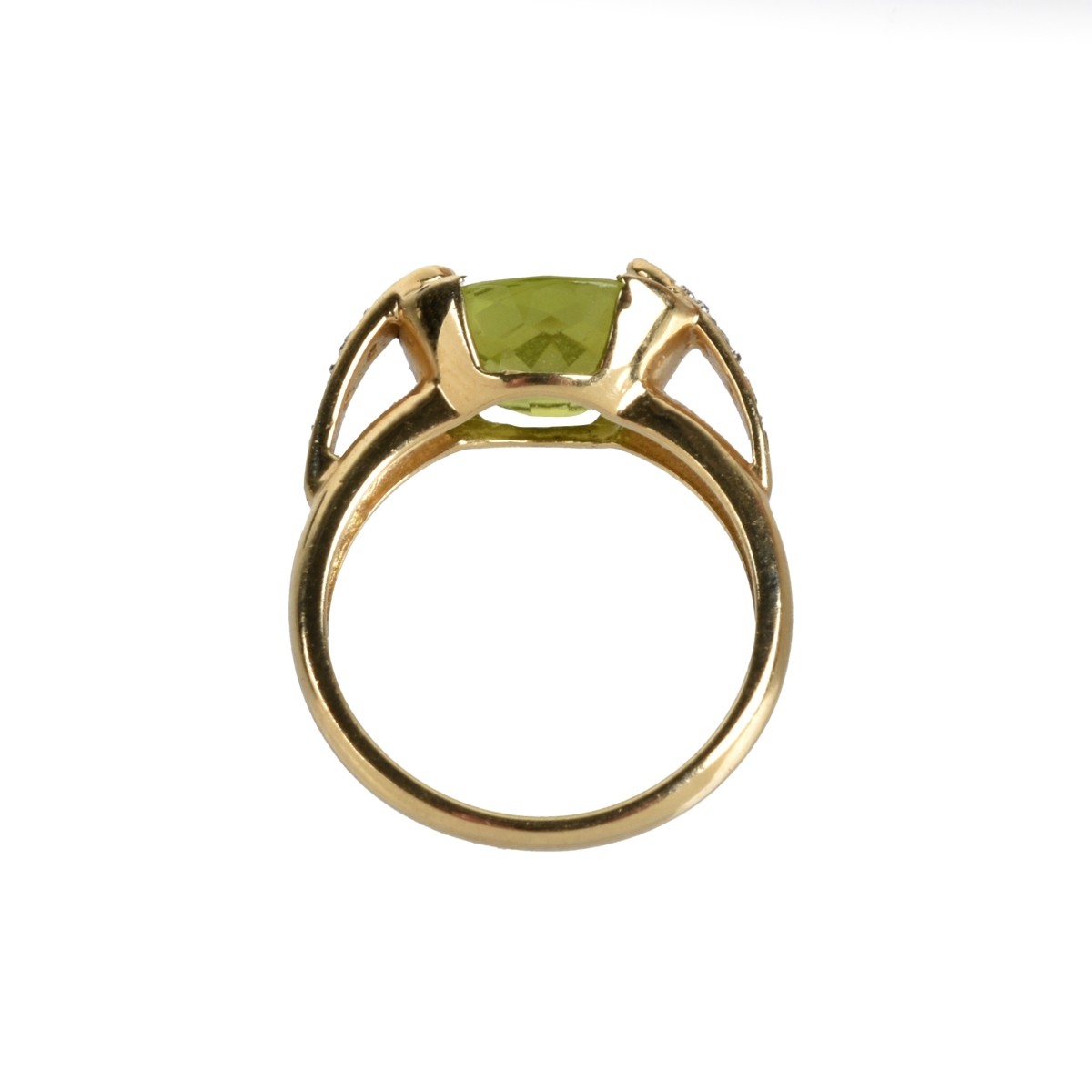 Peridot and 14K Ring