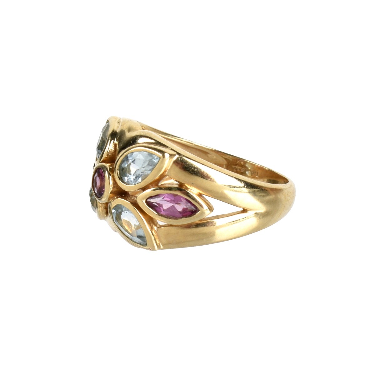 Gemstone and 10K Ring