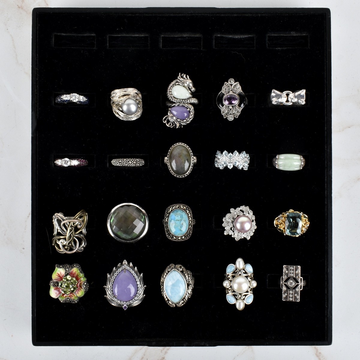 Collection of Sterling Silver Rings