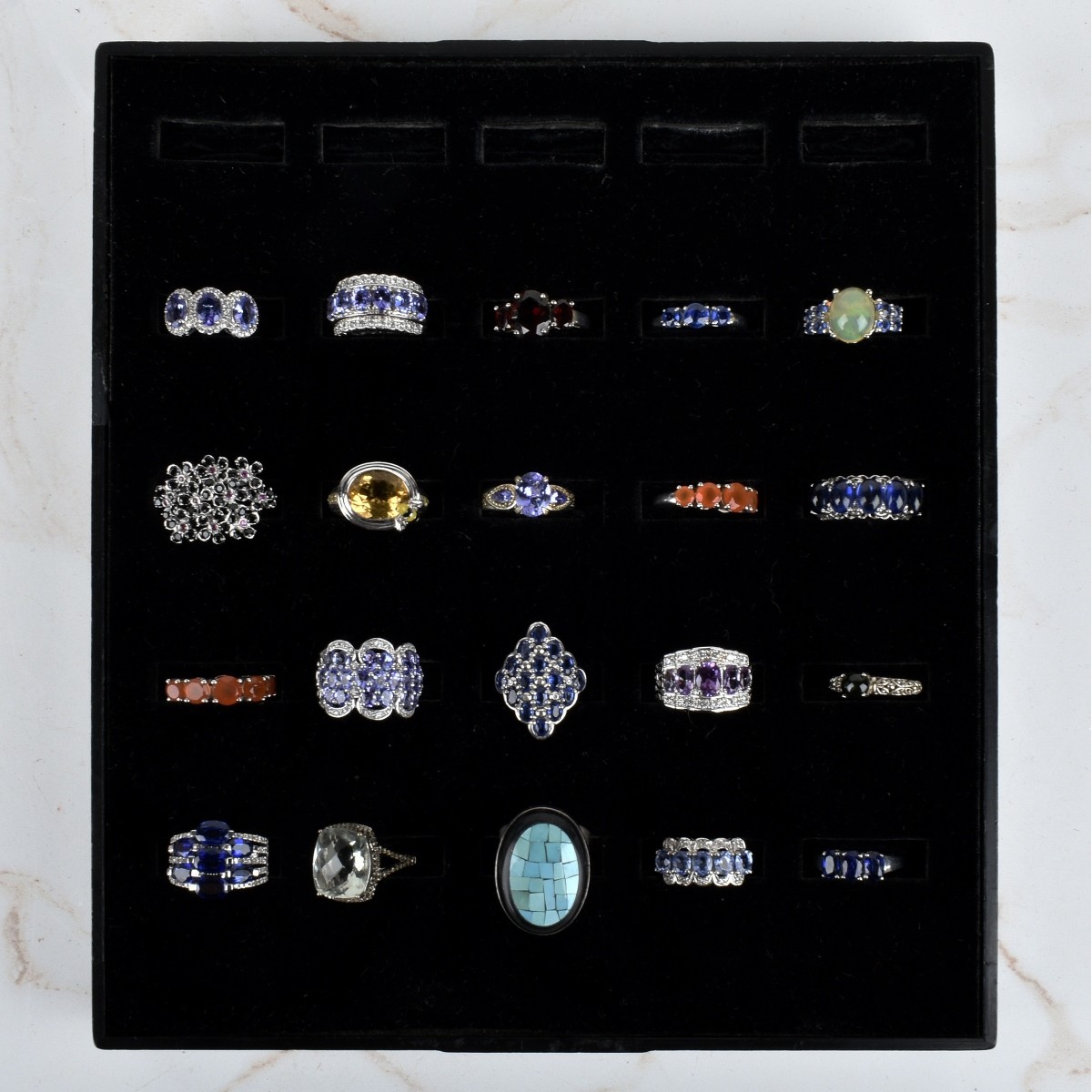 Collection of Sterling Silver Rings