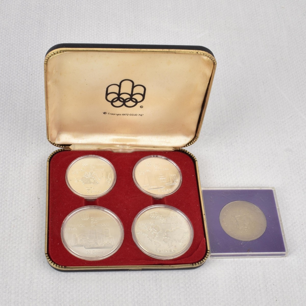 Montreal Olympic 1976 Sterling Silver Coins