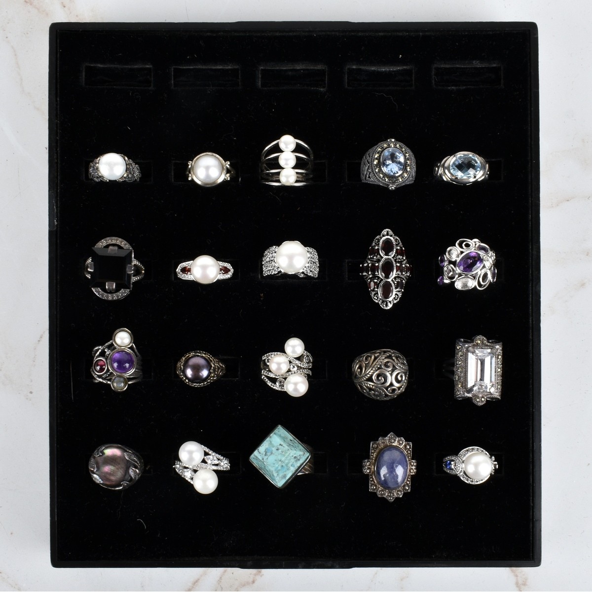 Collection of Sterling Silver Rings