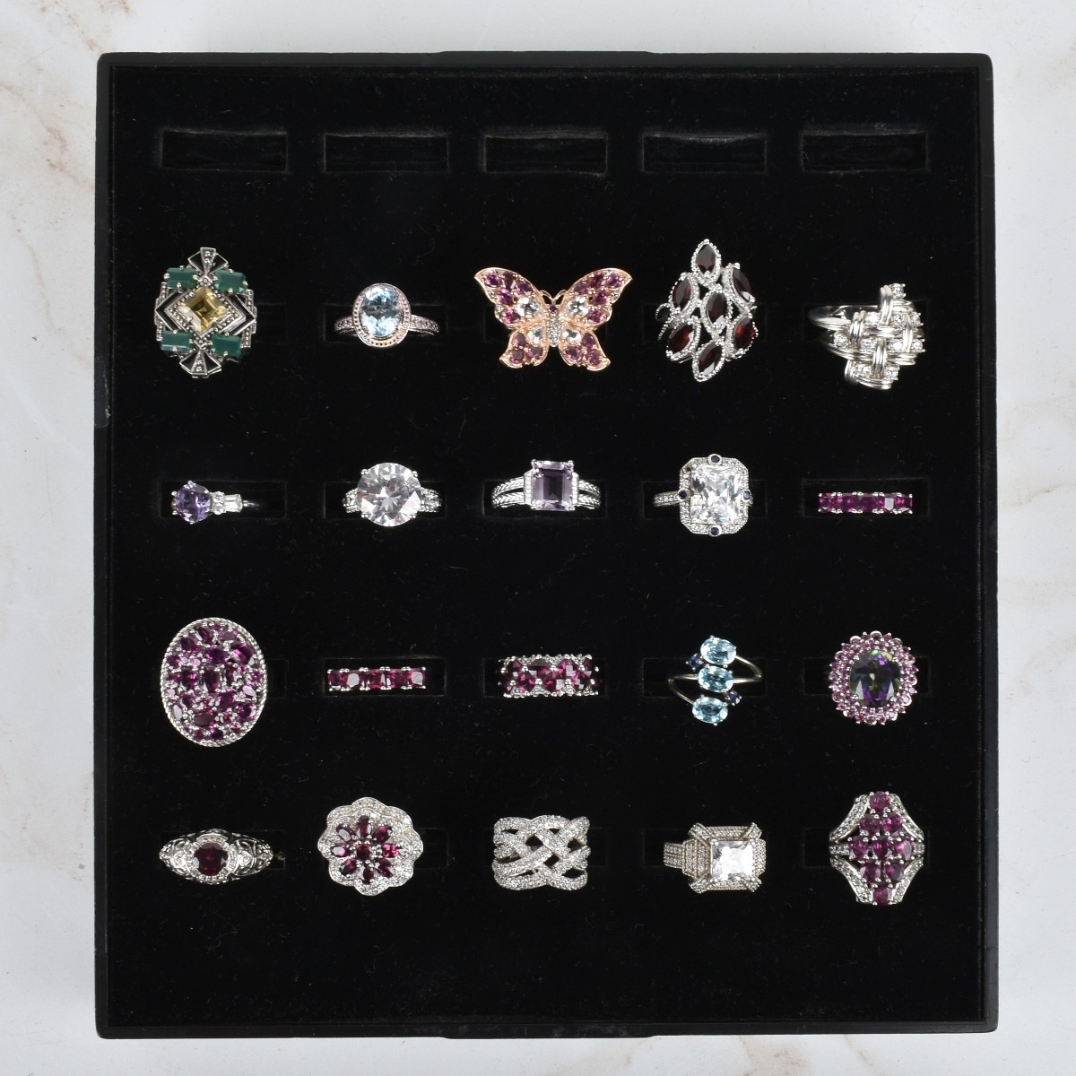 Collection of Sterling Silver Rings