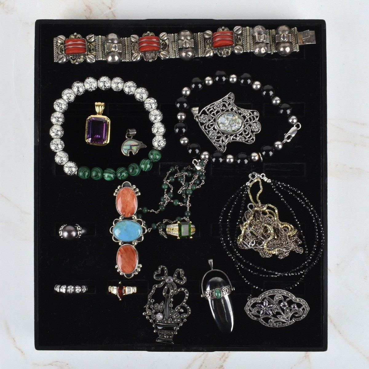 Collection of Sterling Silver Jewelry