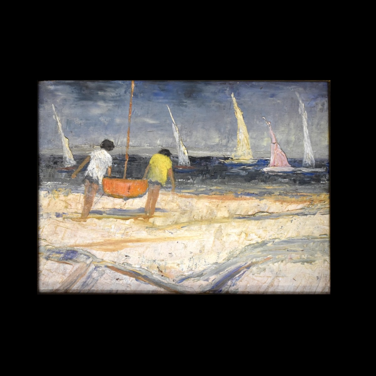 Impressionistic Beach Scene