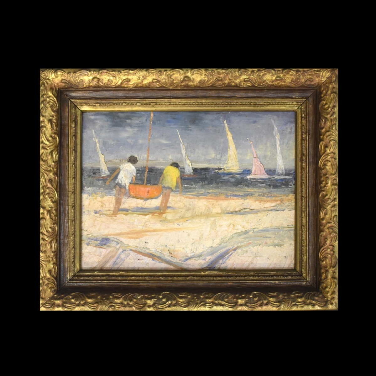 Impressionistic Beach Scene