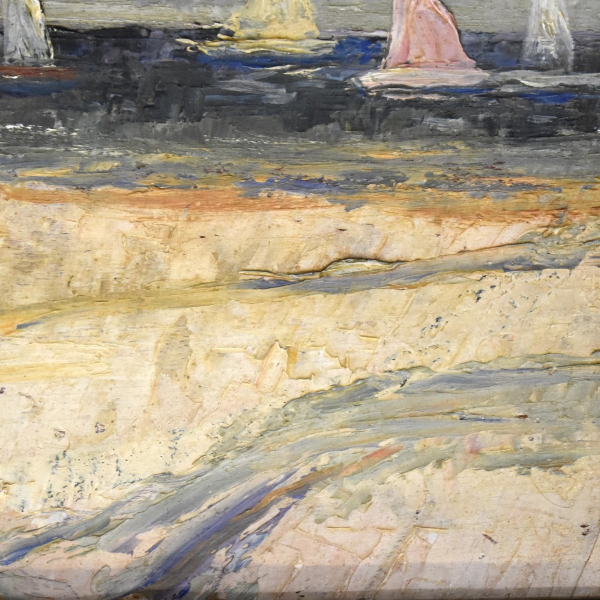 Impressionistic Beach Scene