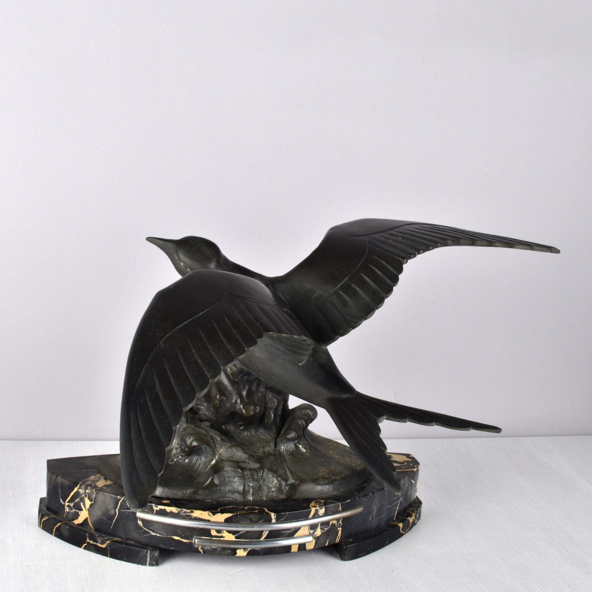 Bronze Seagull Sculpture