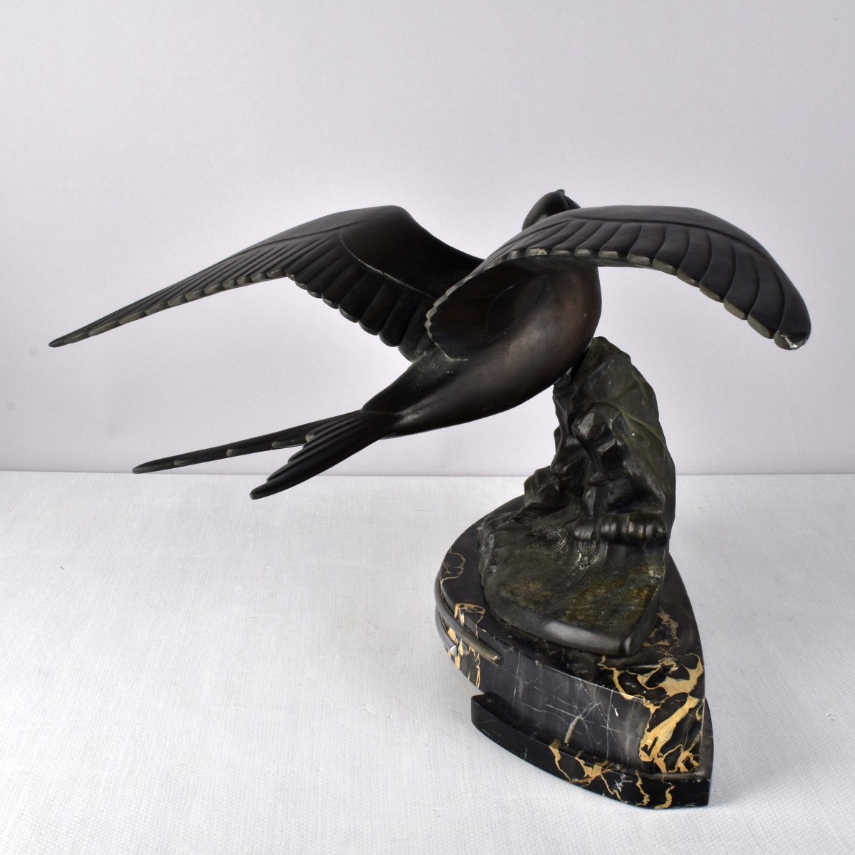 Bronze Seagull Sculpture