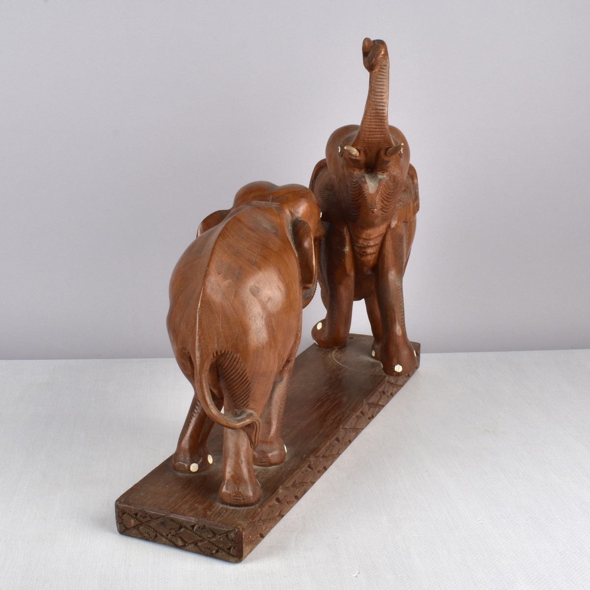 Carved Figurine of Elephants