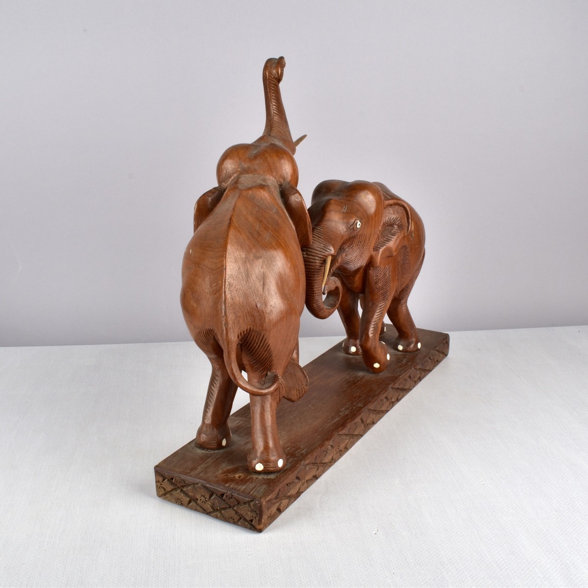 Carved Figurine of Elephants