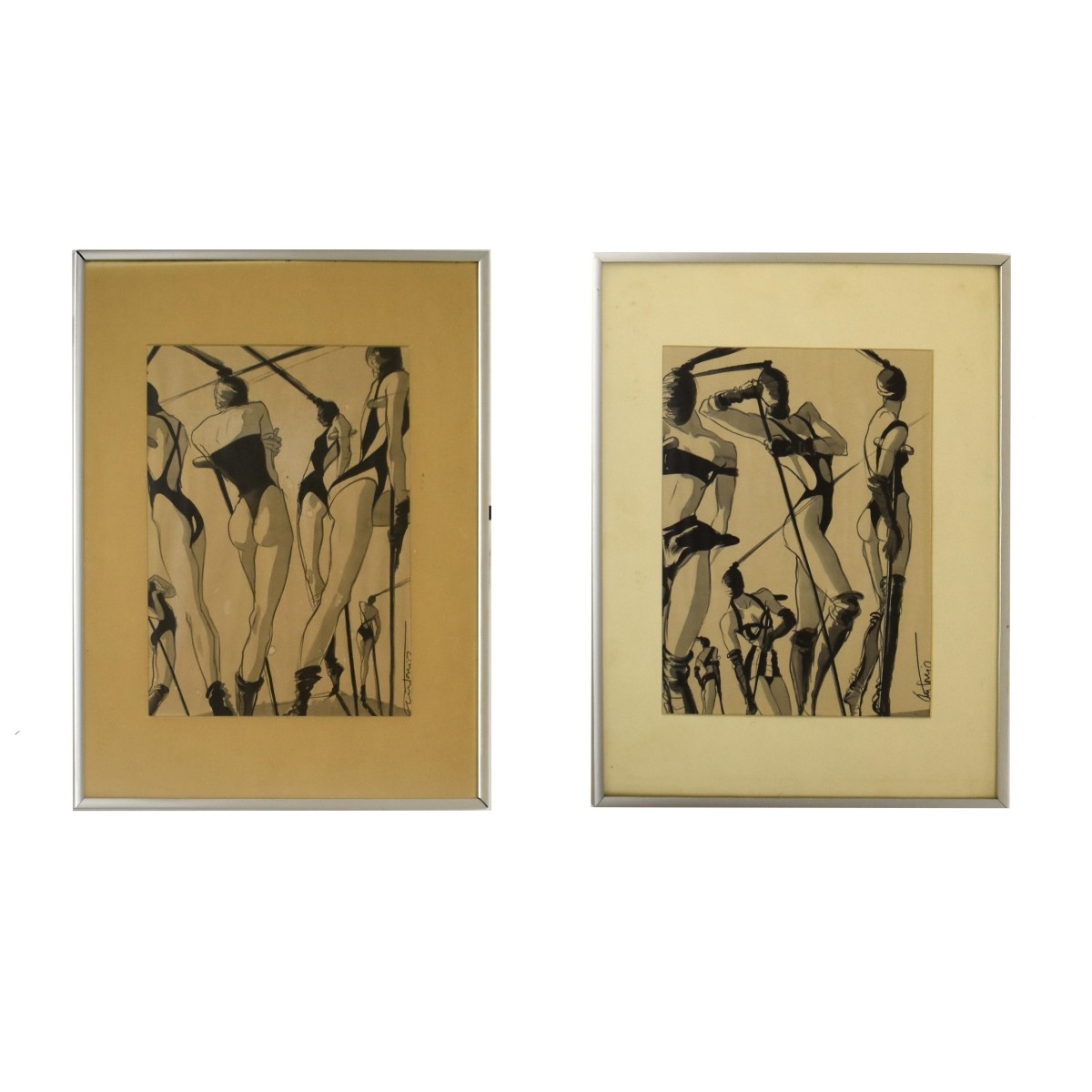 Framed Erotic Prints.