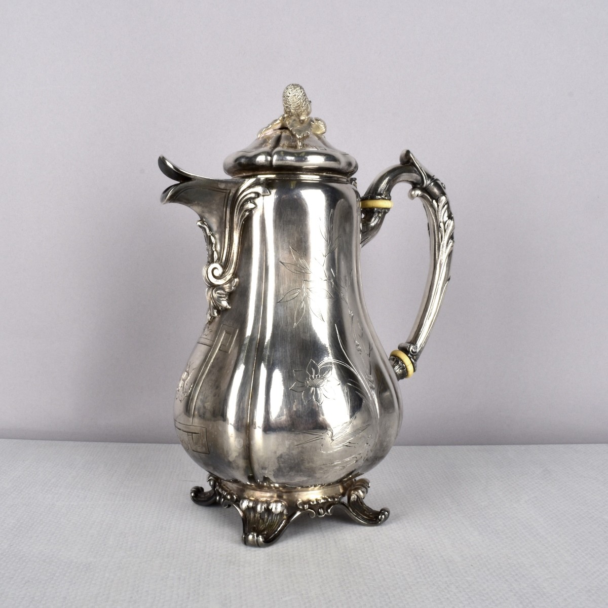 Antique Christofle Footed Tea Pot