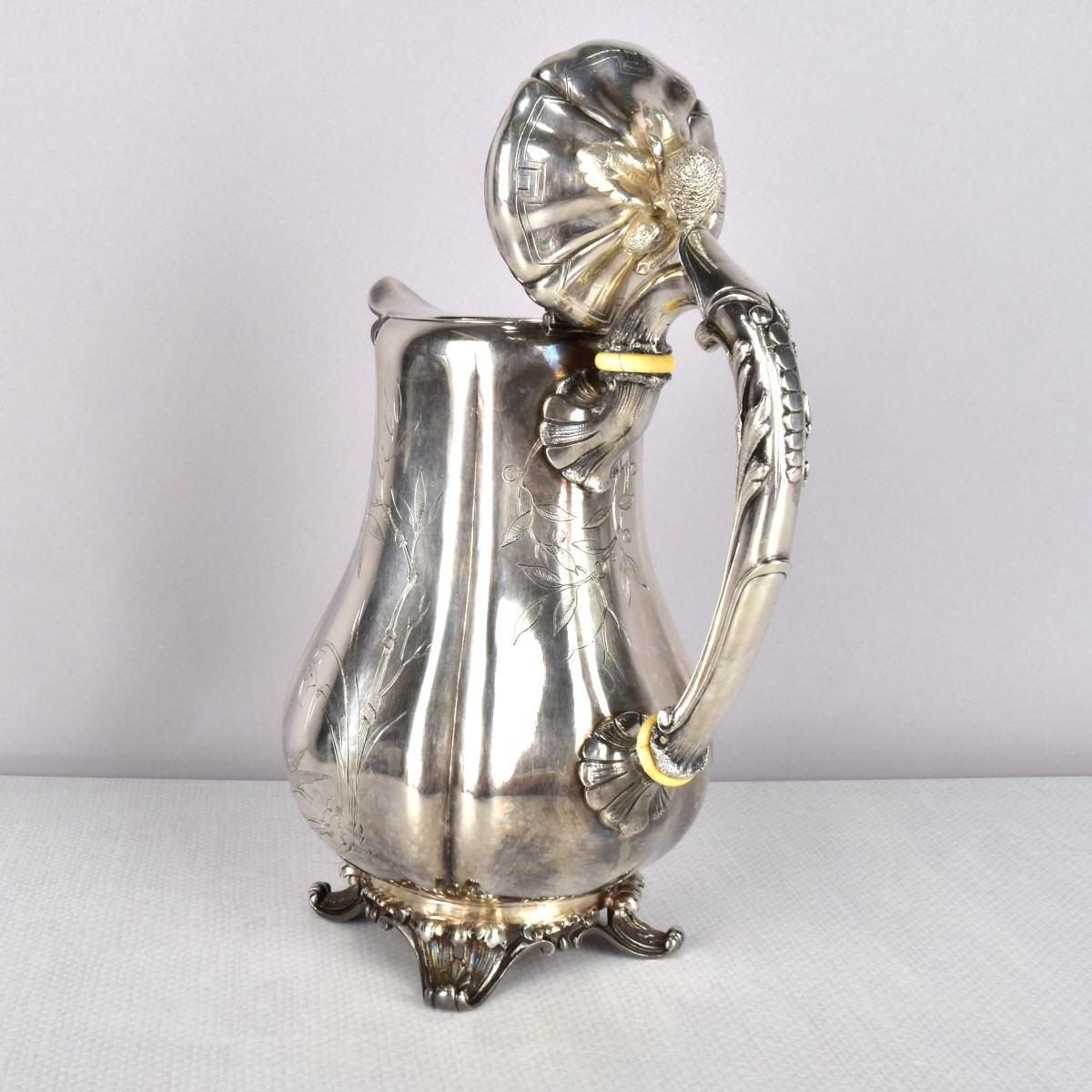 Antique Christofle Footed Tea Pot