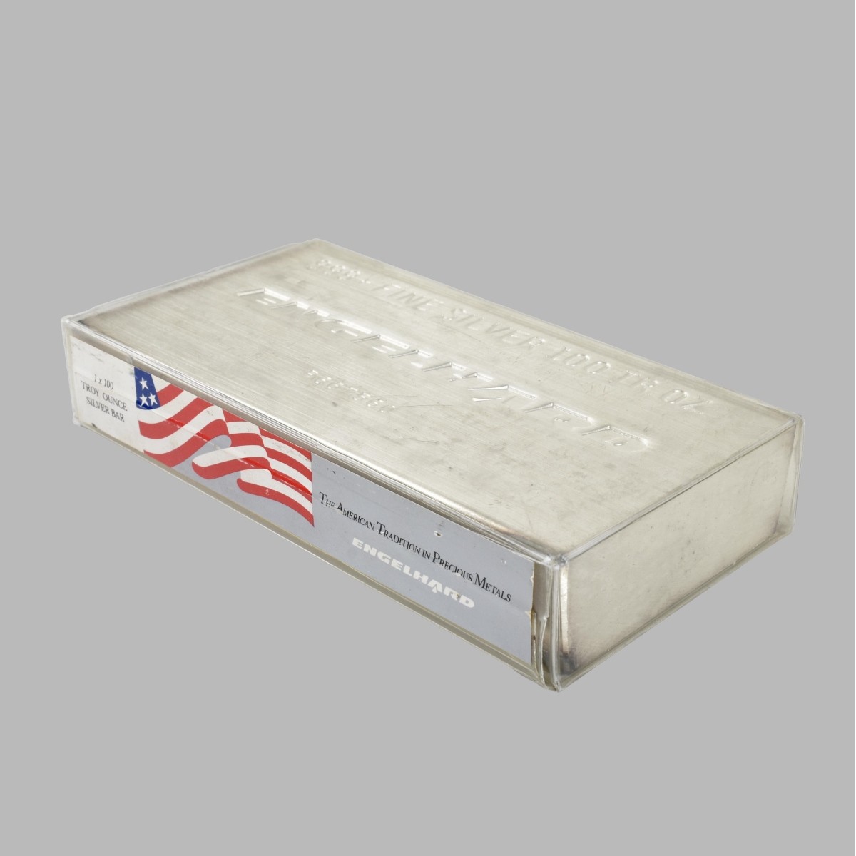 Engelhard 100 OZT Fine Silver Bar