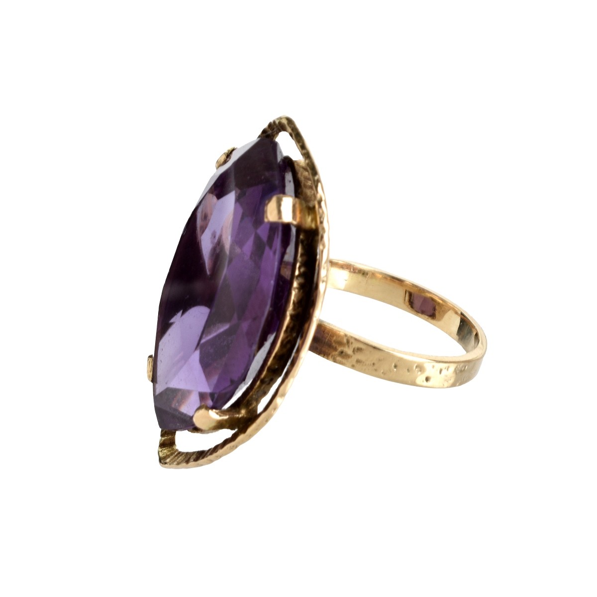 Amethyst and 14K Ring