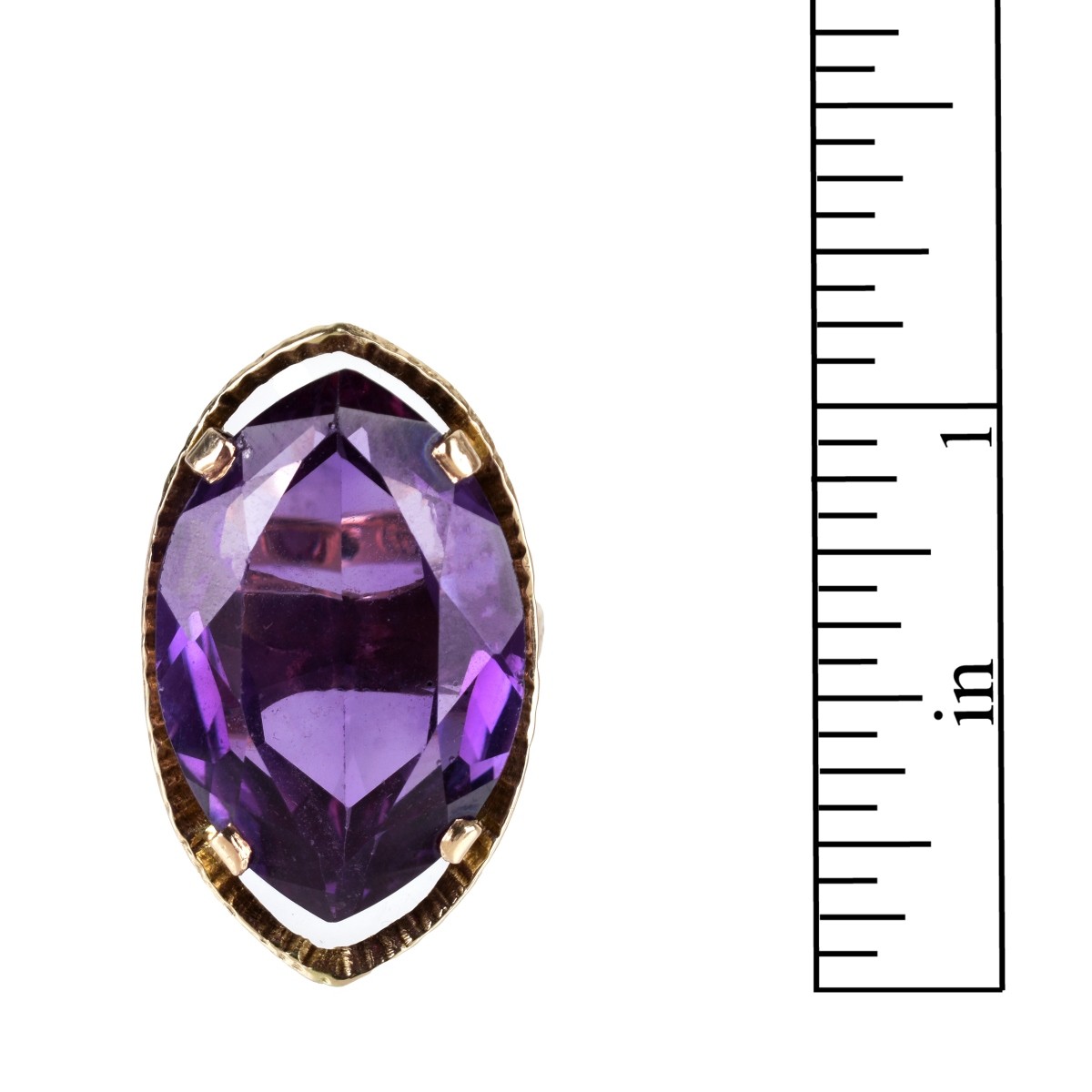 Amethyst and 14K Ring