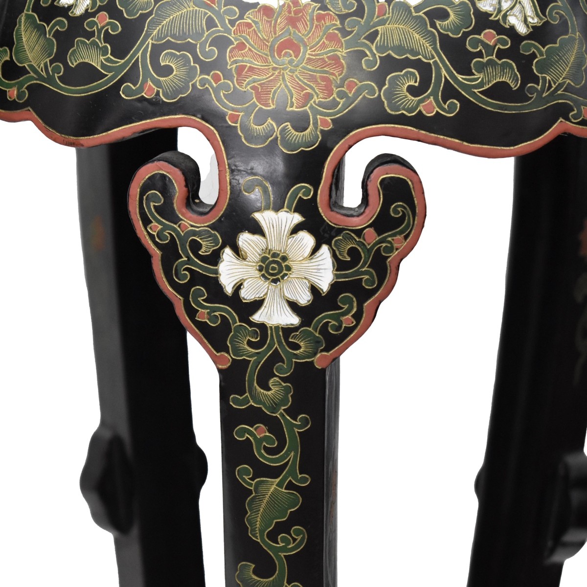 Asian Lacquer Pedestals