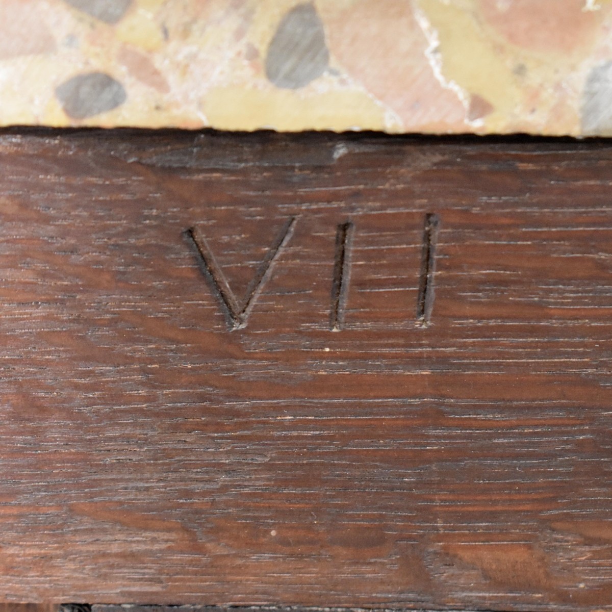 French Marble top Commode with Inlay