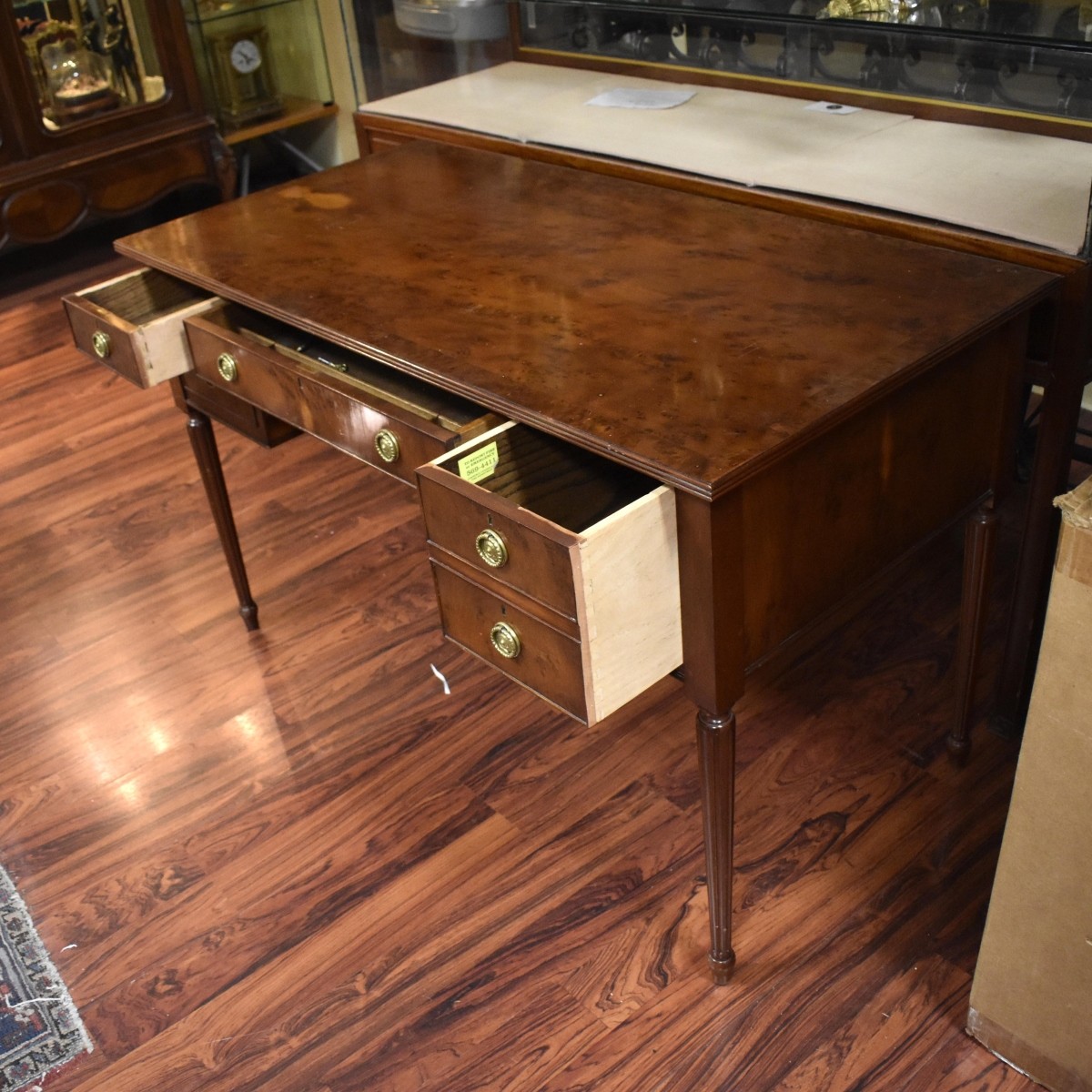 Burlwood Inlay Desk