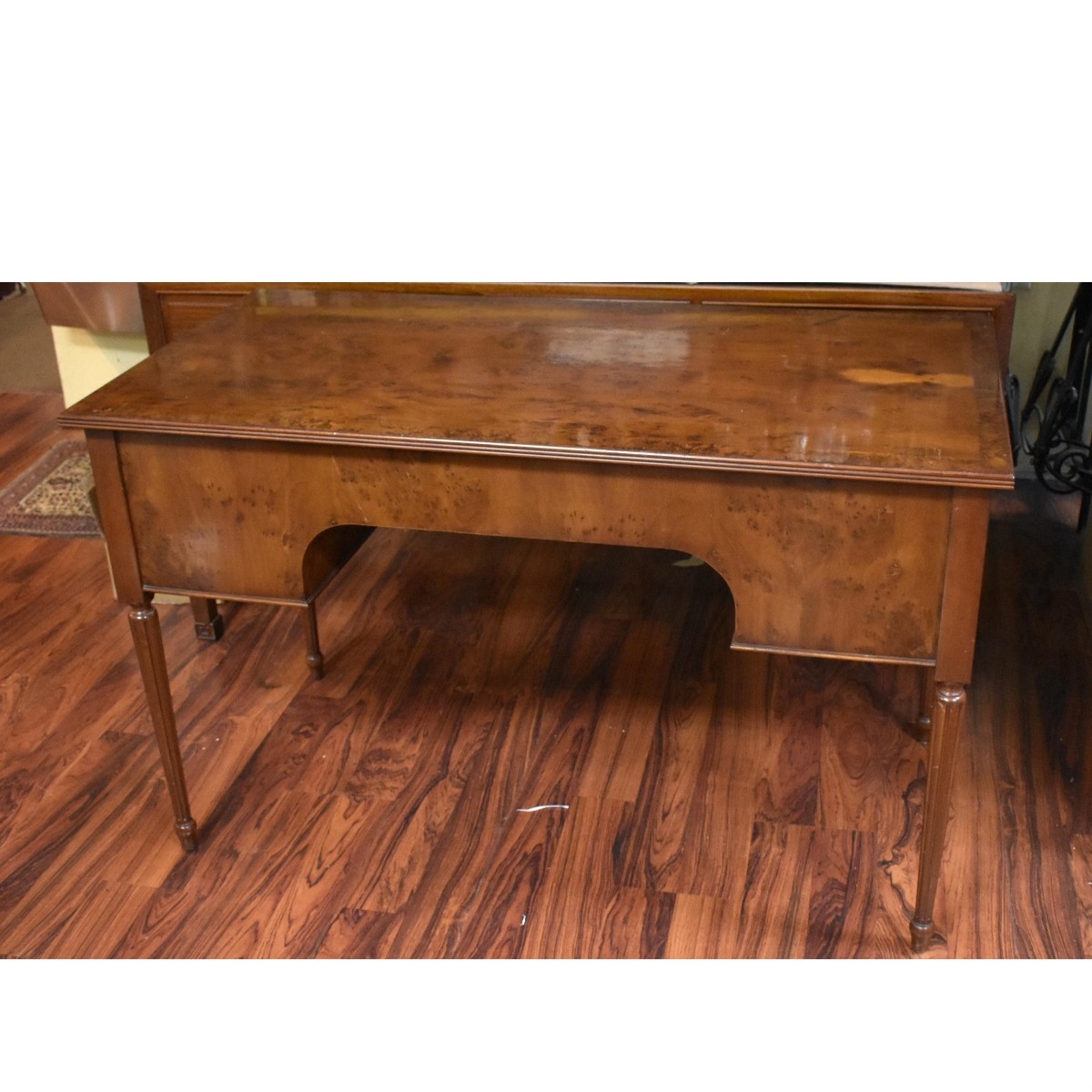 Burlwood Inlay Desk