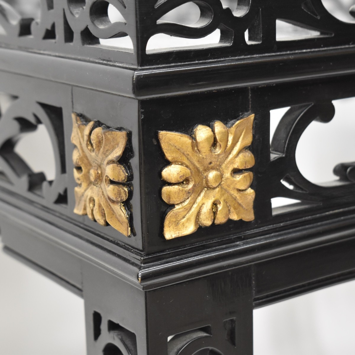 Chinese Chippendale End Tables