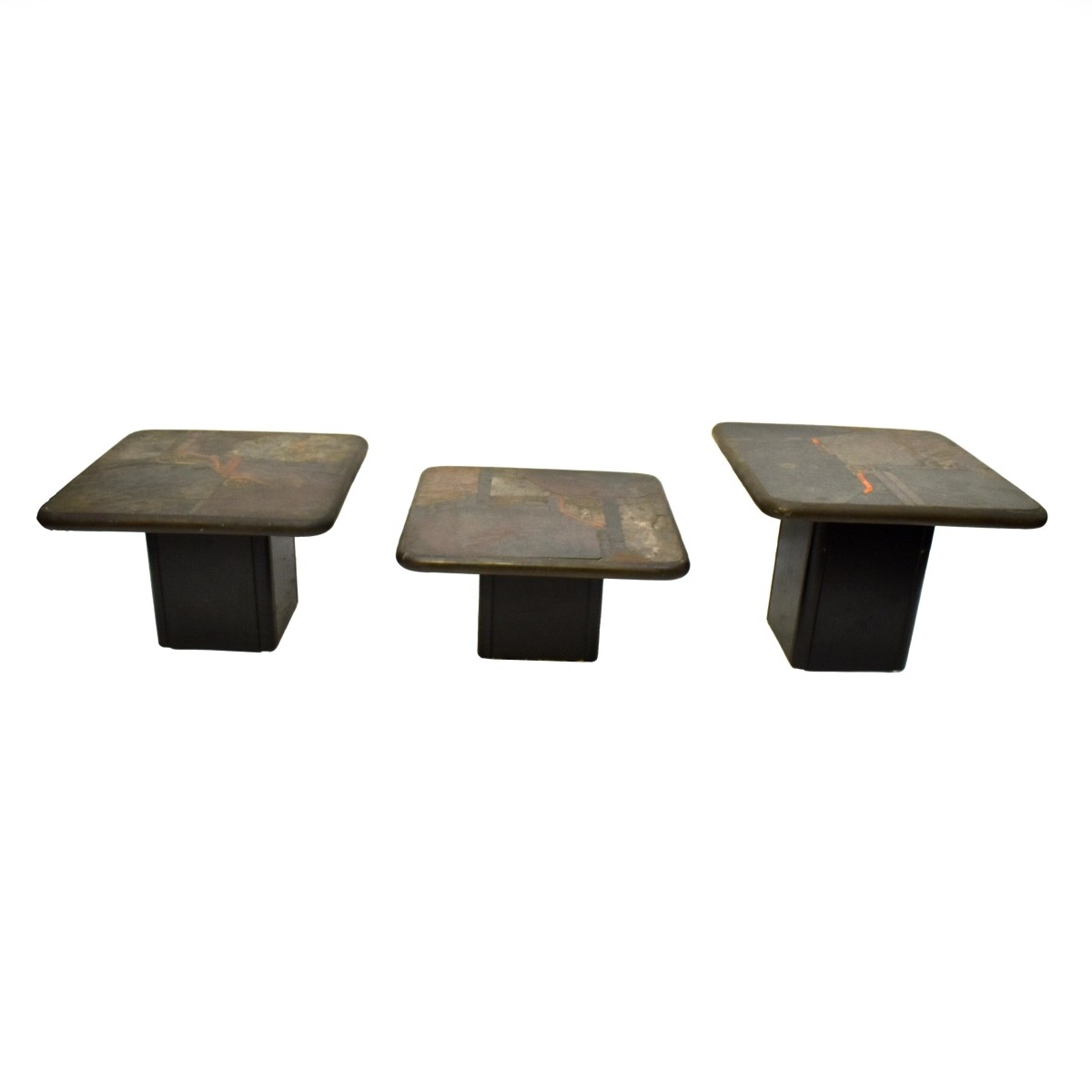 C. Kneip, 1988 Brutalist Tables