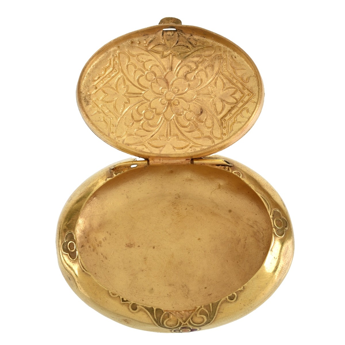 14K Pill / Snuff Box