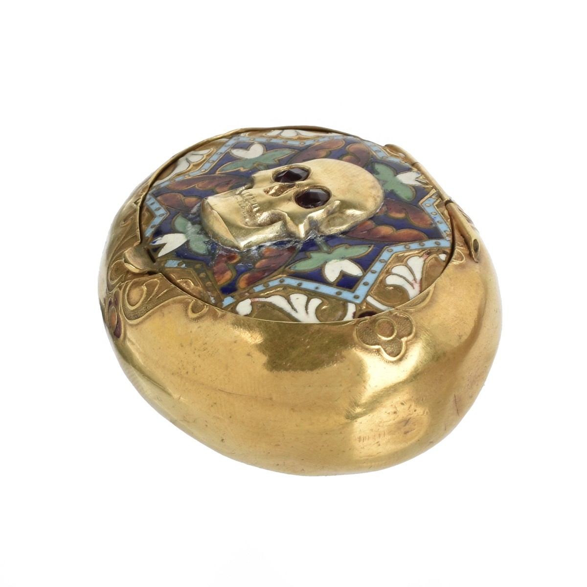 14K Pill / Snuff Box