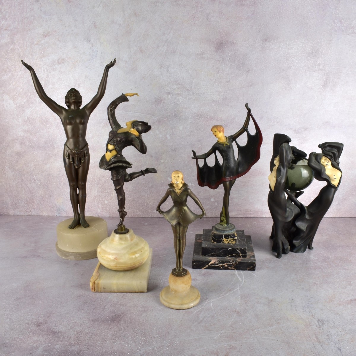 Collection of Art Deco Figurines