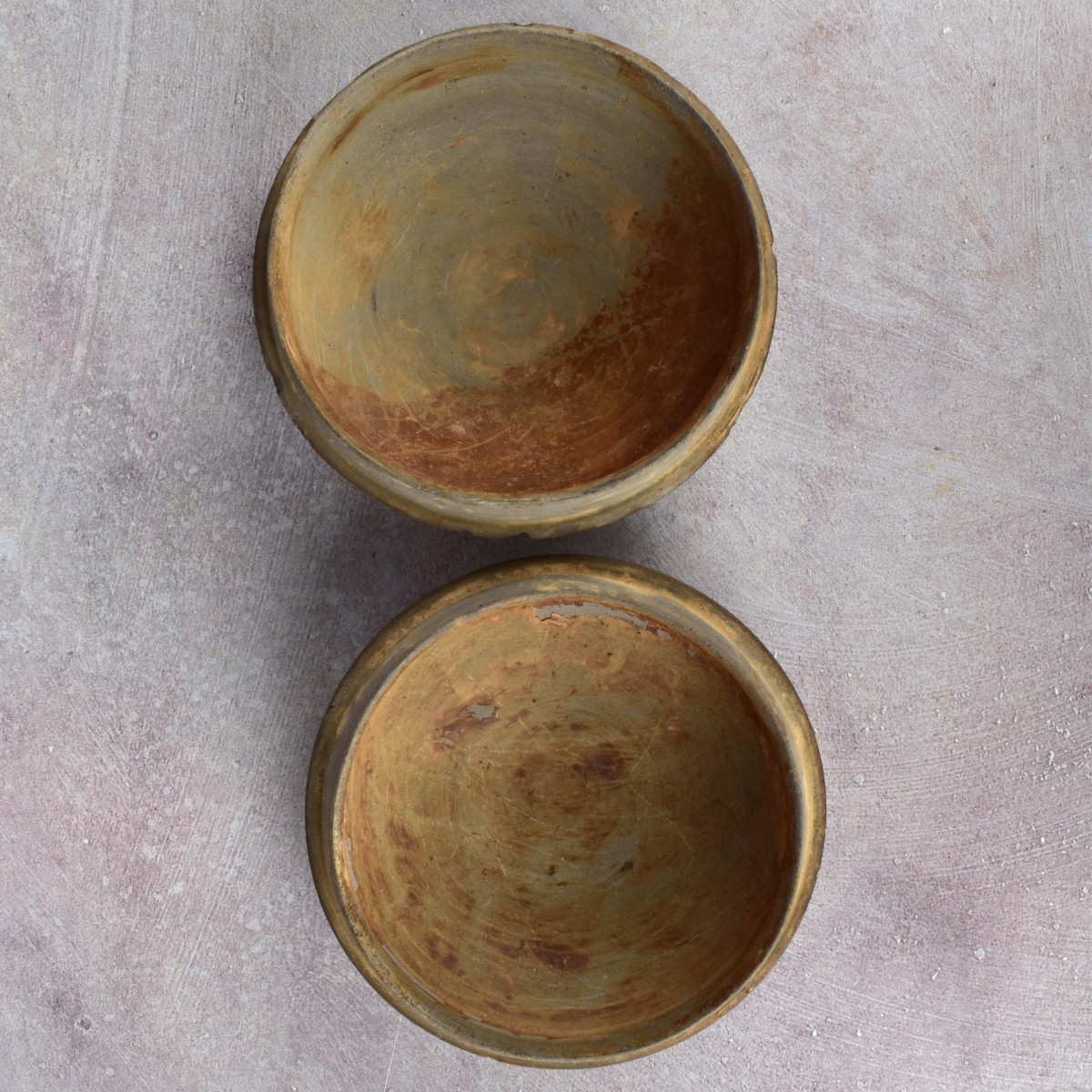 Ancient Korean Pottery Lidded Bowls