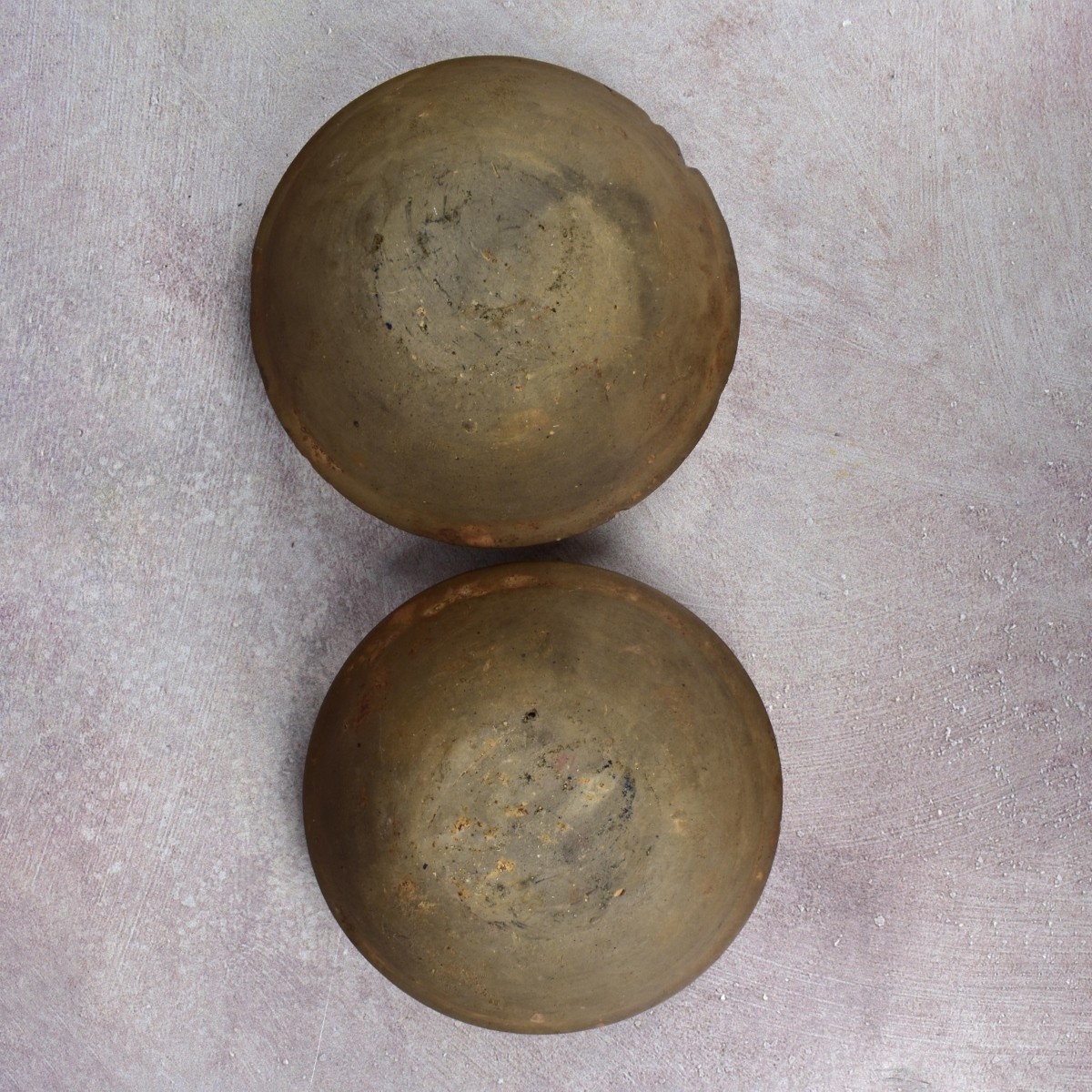 Ancient Korean Pottery Lidded Bowls