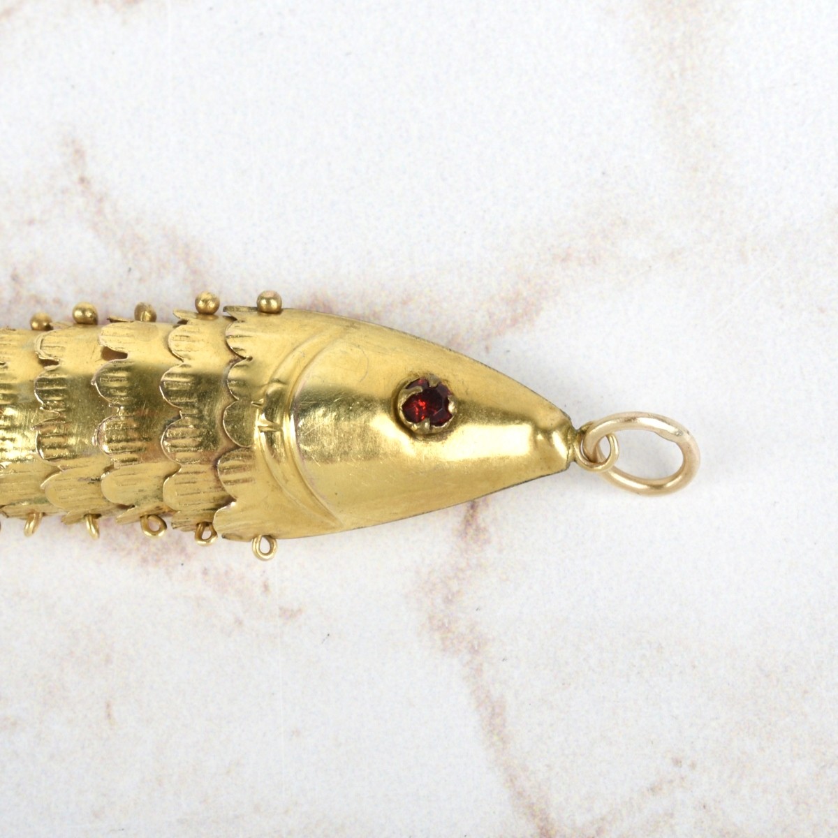 14K Fish Pendant