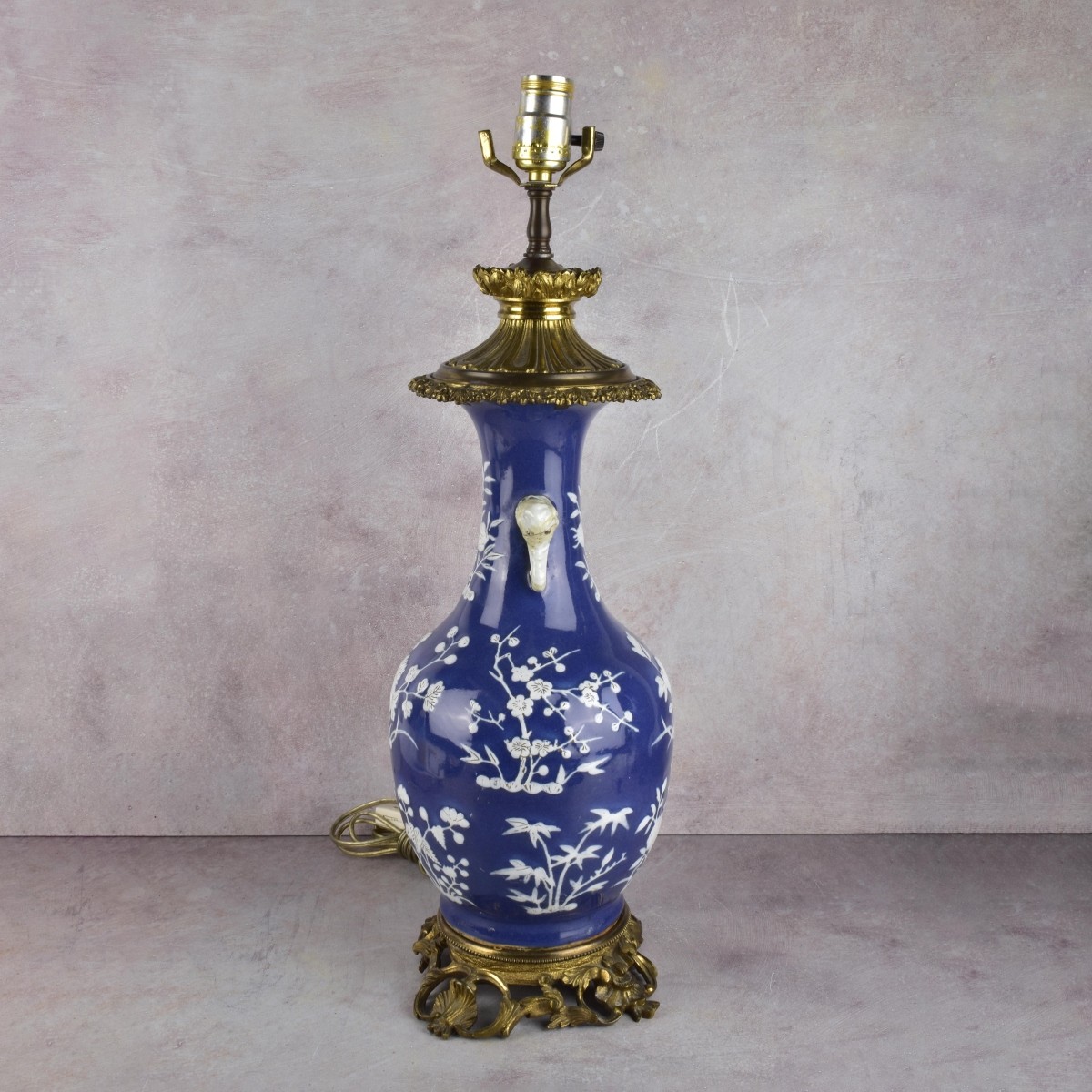 Blue and White Pottery Vases as Lamps