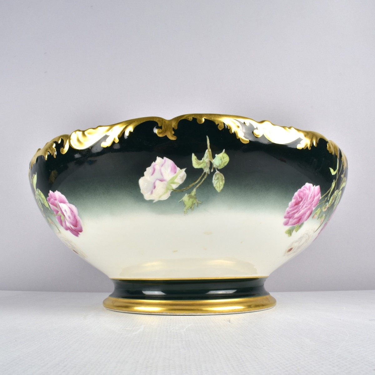 Vintage Porcelain Punch Bowl