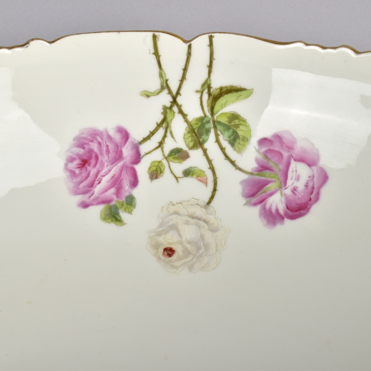 Vintage Porcelain Punch Bowl